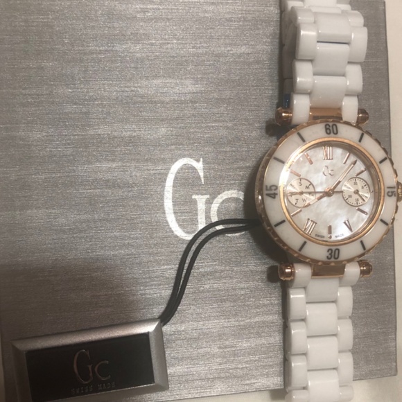 GC Swiss Womens Watch White & Rose Gold main image 6